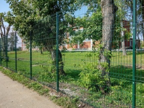3D заборы для школы 90 метров фото в Лобне
